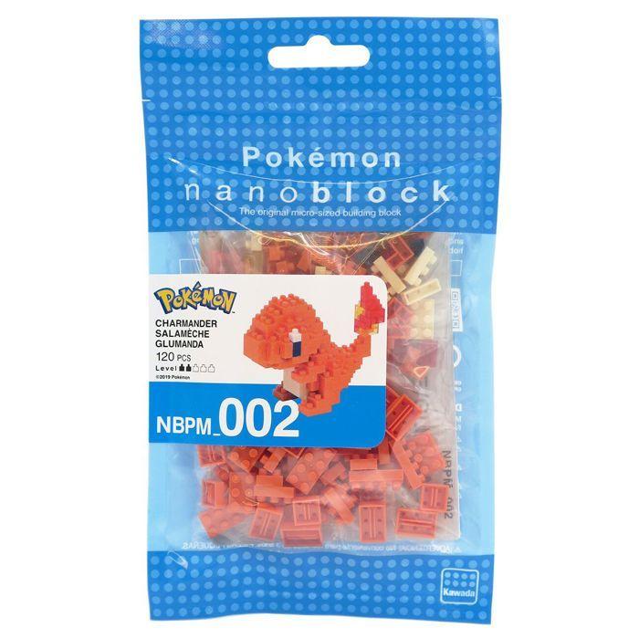 Jouet de construction - nanoblocs - charmander - kit - pokemon