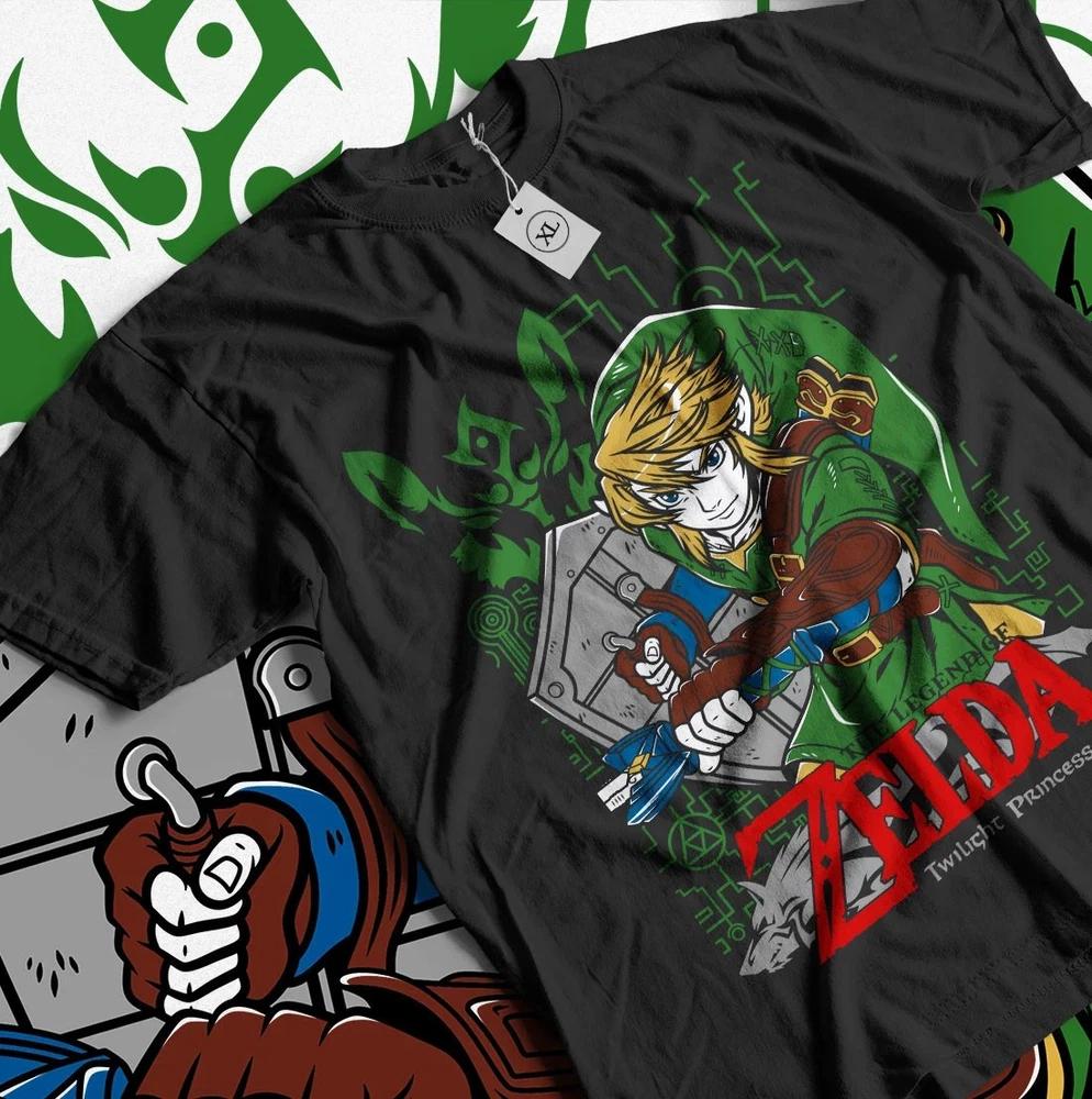 The Legend Of Zelda Tshirt Tears Of Kingdom Anime Gir Funny Tshirt Black S