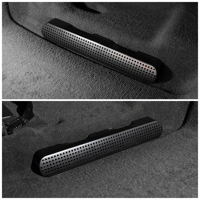 For Porsche Cayenne 9YA 2017-2020 Under Seat Floor AC Air Conditioner Vent Outlet Grille Protective Cover Car Styling Trim