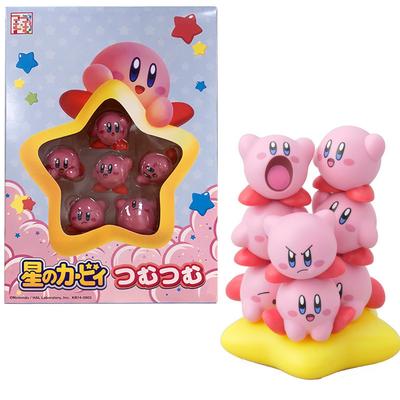 @ 11Pcs/Set Games Star Kirby Anime Figure Cute Cartoon Pink Kirby Mini Figure Decorative Collection Toy For Children's Gifts