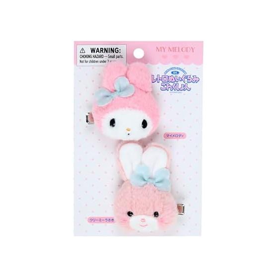 Sanrio Yoshitoku Ретро Плюшевая Коллекция Заколки Для Волос Набор Моя Мелодия 530620