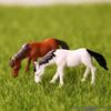 Miniature Horse Ornaments for Aquarium, Bonsai, and Succulent Landscapes