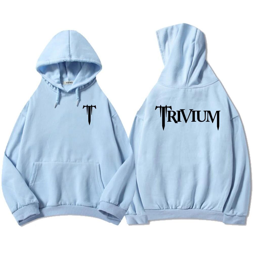 Trivium Zespół Ciężka Mentalność Bluzy Męskie Moda Jesień Polarowa Bluza z Kapturem Długi Rękaw Codzienna Grunge Streetwear Hip Hop Unisex Bluza z Kapturem
