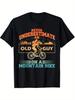 Never Underestimate An Guy Slogan Mountain Bike Art Tshirt 100 Cotton Oneck Short Sleeve Summer Casual Unisexs Tshirt