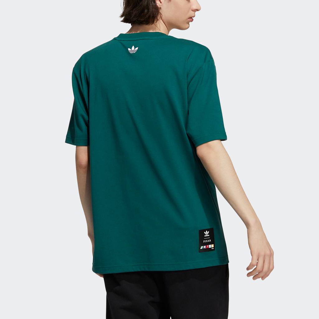 Adidas Originals X Disney Manga Tee 1 Loose Fit Sports Short Sleeve T-Shirt Men Tops Forest-Green HD9074