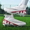 2025 new high-top football shoes AG long nails TF broken nails youth men's and women's shoes training competition sports shoes