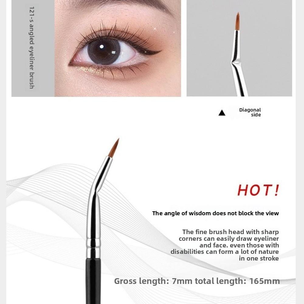 Natural Effect Scalloped Eyelash Eyebrow Brushes Soft Bristles Lash Separator Tool  For Women