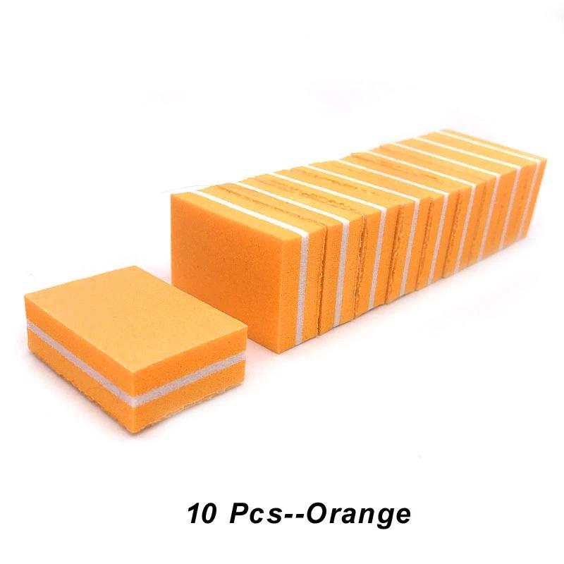 10/25/50Pcs Colorful Mini Nail Files Acrylic Nails Double Side 100/180 Grit Emery Boards For Professional Manicure Pedicure Tool