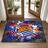 Real Sociedad FC Design Crystal Velvet Rug Soft Decorative Mat for Bedroom Entrance