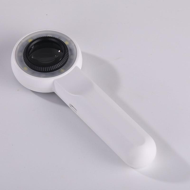 Professional Gemstones Magnifier High Magnification Jewelry Loupe with Rechargeable Battery and Light System for Jewelry