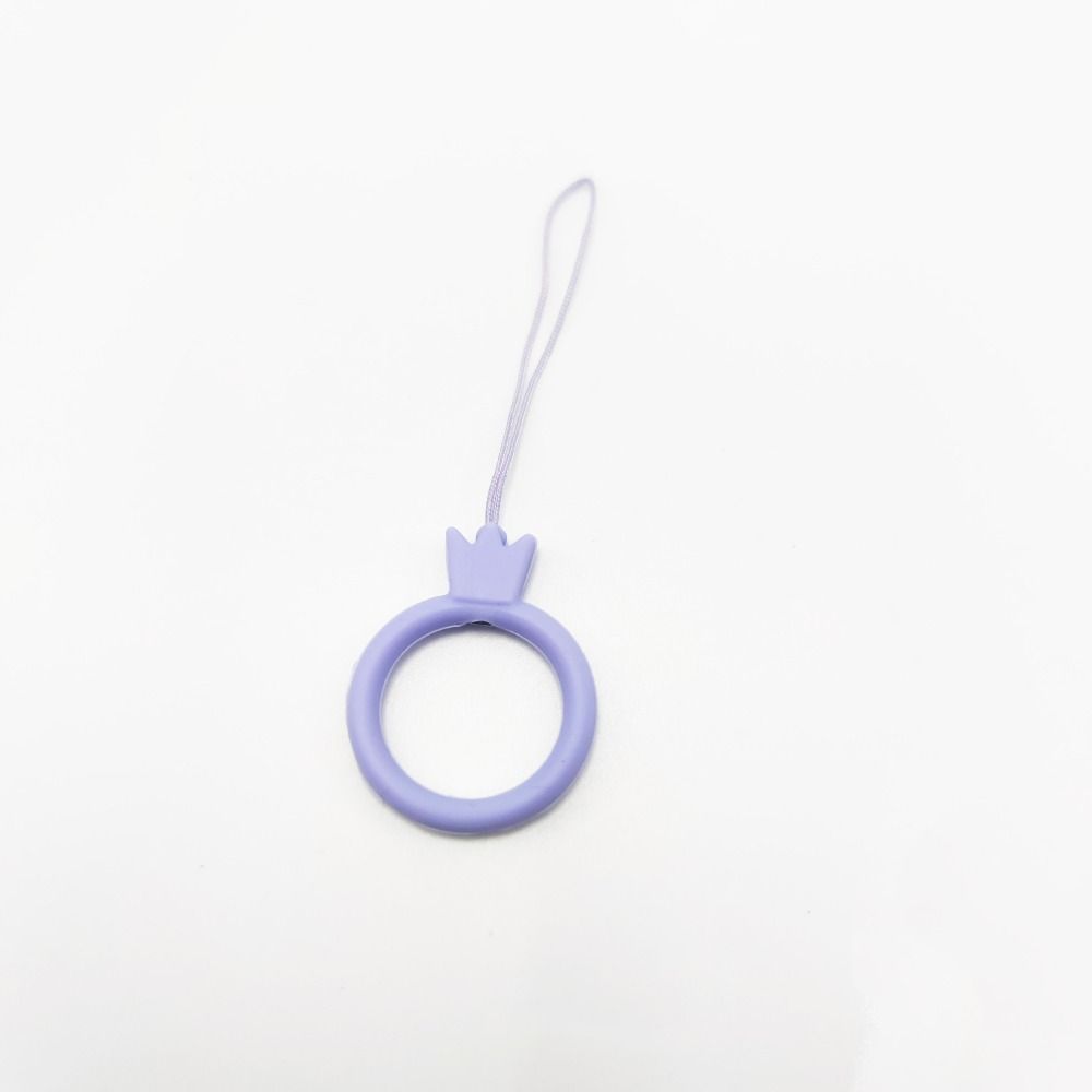 

Корона Корона Силиконовый Шнурок Многоцветный Корона Силиконовые Кольца Ремни Подвеска Чехол для Наушников светло-фиолетовый