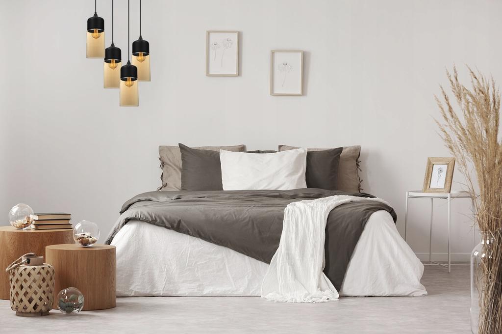 HANGING CEILING LAMP, GLASS PLAFON, LED LAMP