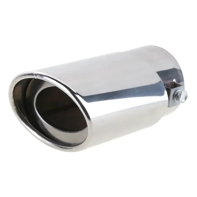Universal Silencing Exhaust Muffler Tip Stainless Steel Car Tail Throat Pipe Auto Modified Exhaust Accessory Amagi