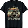 I Like Whiskey And Cigars And Maby 3 People Monkey Funny Beer T Shirt
