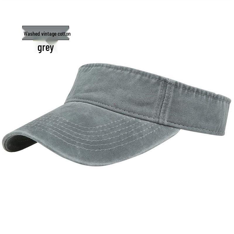 Unisex Washable Retro Sun Visor Cap for Outdoor Sports & Fishing