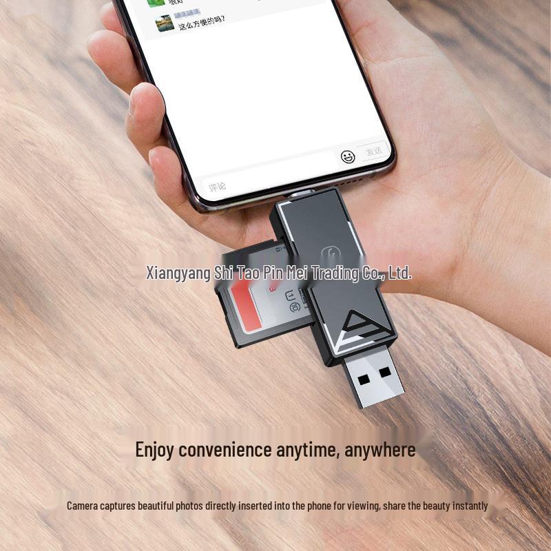 Kawuyu USB 3.0 Card Reader: SD/TF All-in-One High-Speed Converter, Type-C OTG for Phones and Computers