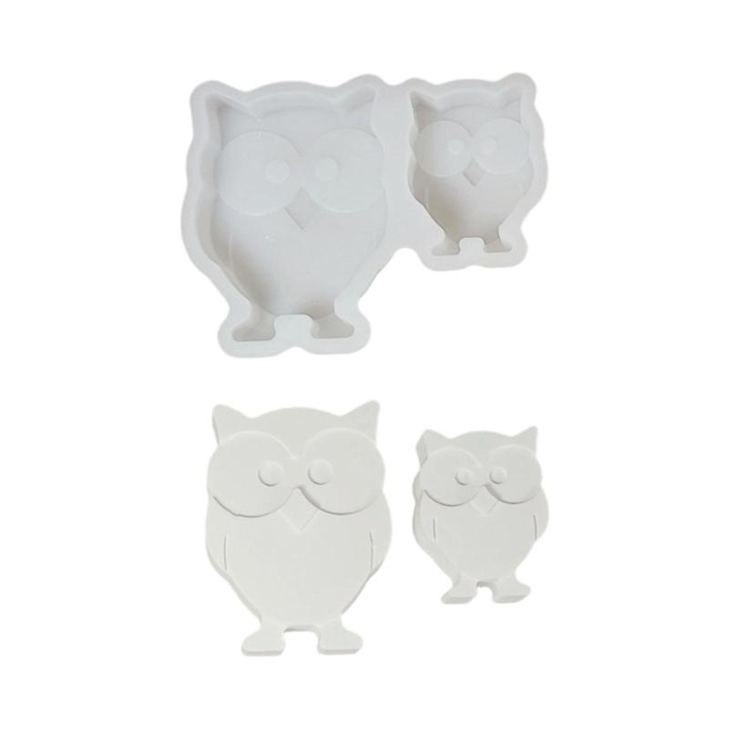 2 Cavities Owl Silicone Candle Molds for Making Candle Soap Home Decoration Easy Demolding Multipurpose Silicone Mould 1