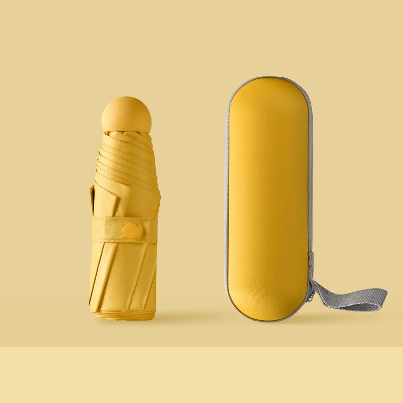 "Kompakter ultraleichter 5-fach UV-Schutz Mini-Kapselschirm"