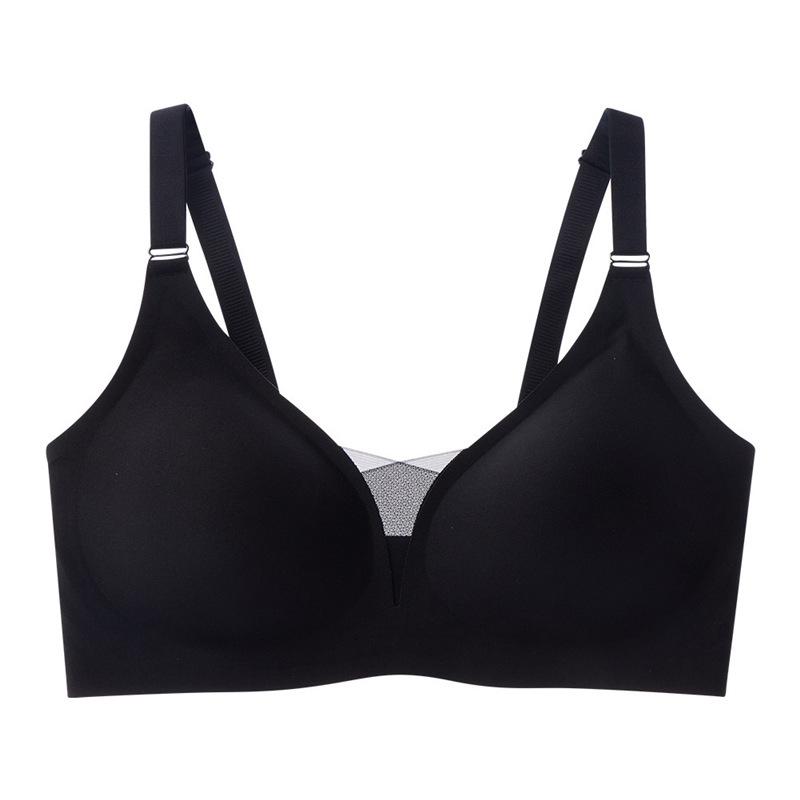 Women Seamless No Underwire Full Cup Push Up Bra S чёрный