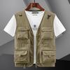 Quick-Dry Multi-Pocket Outdoor Vest for Photography, Fishing, and Mountaineering