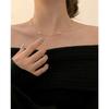 [925 Silver] Pearl Salt Necklace A 40