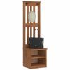 VidaXL Coat Rack SANDNES 45x40x159.5 Cm Solid Pine Wood, Hallway Bench, Hallway Storage Furniture 4010478