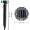 Solar Mole Repellent For Garden Yard Get Rid Of Gophers Rats