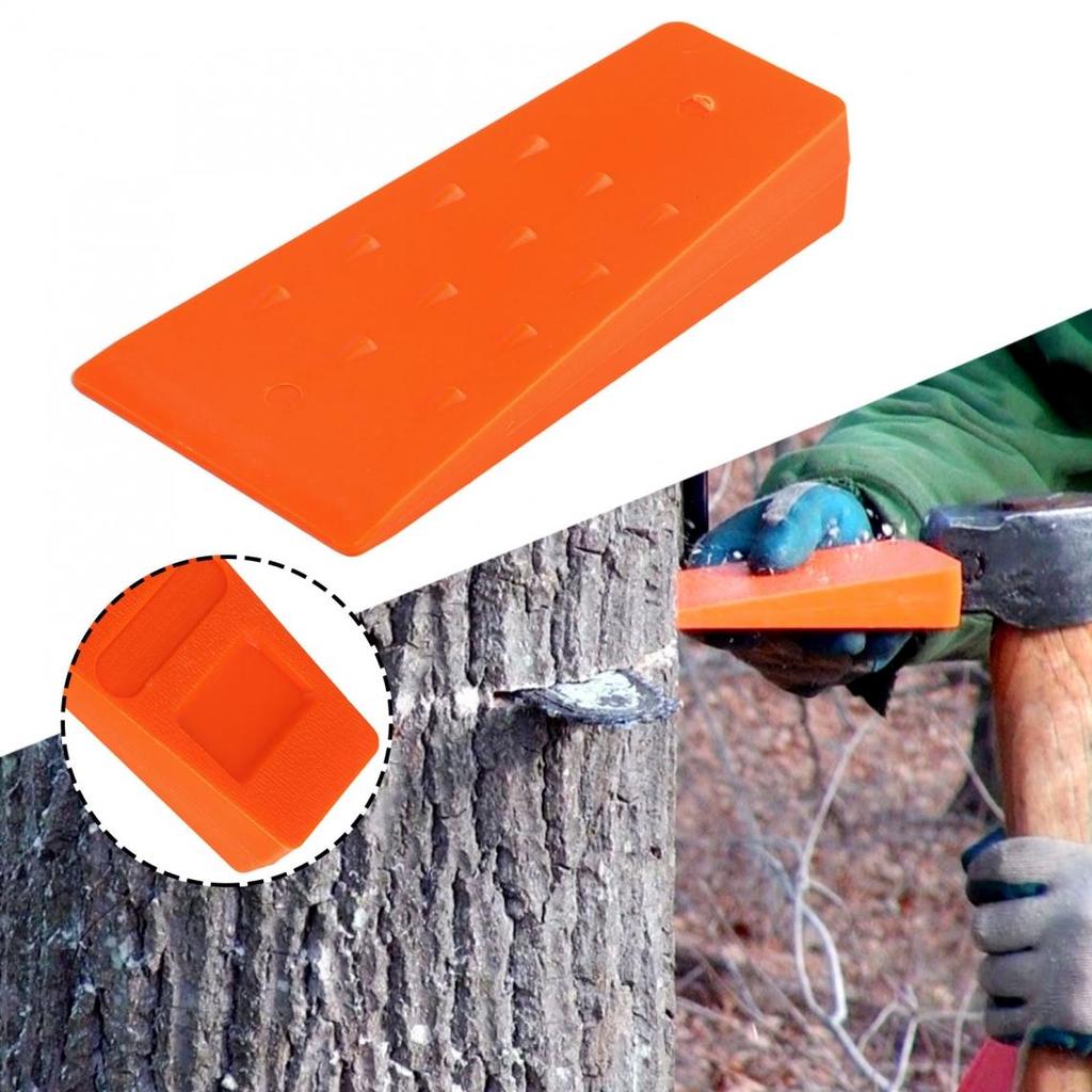 Tool Felling Wedges ABS Plastic Accessory Heavy Duty Orange