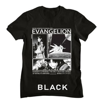 2026 Neon Genesis Evangelion Shinji Ikari Kombinezon 01 Zniszczona Koszulka Dziecięca Y2K Graficzna Bawełniana Krótki Rękaw Męska Damska...