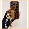Leopard Print Lanyard Strap Rope Case For OnePlus 15 13 12 11 13T ACE 6 5 Nord 5 4 3 Lite 2 8T 10R Soft Silicone Cover