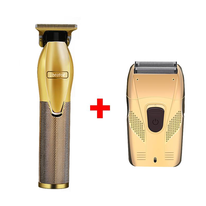 

Ubeator 2850 Триммер для бороды Перезаряжаемая машинка для стрижки волос для парикмахерских Беспроводная с Т-образным лезвием 0 мм
