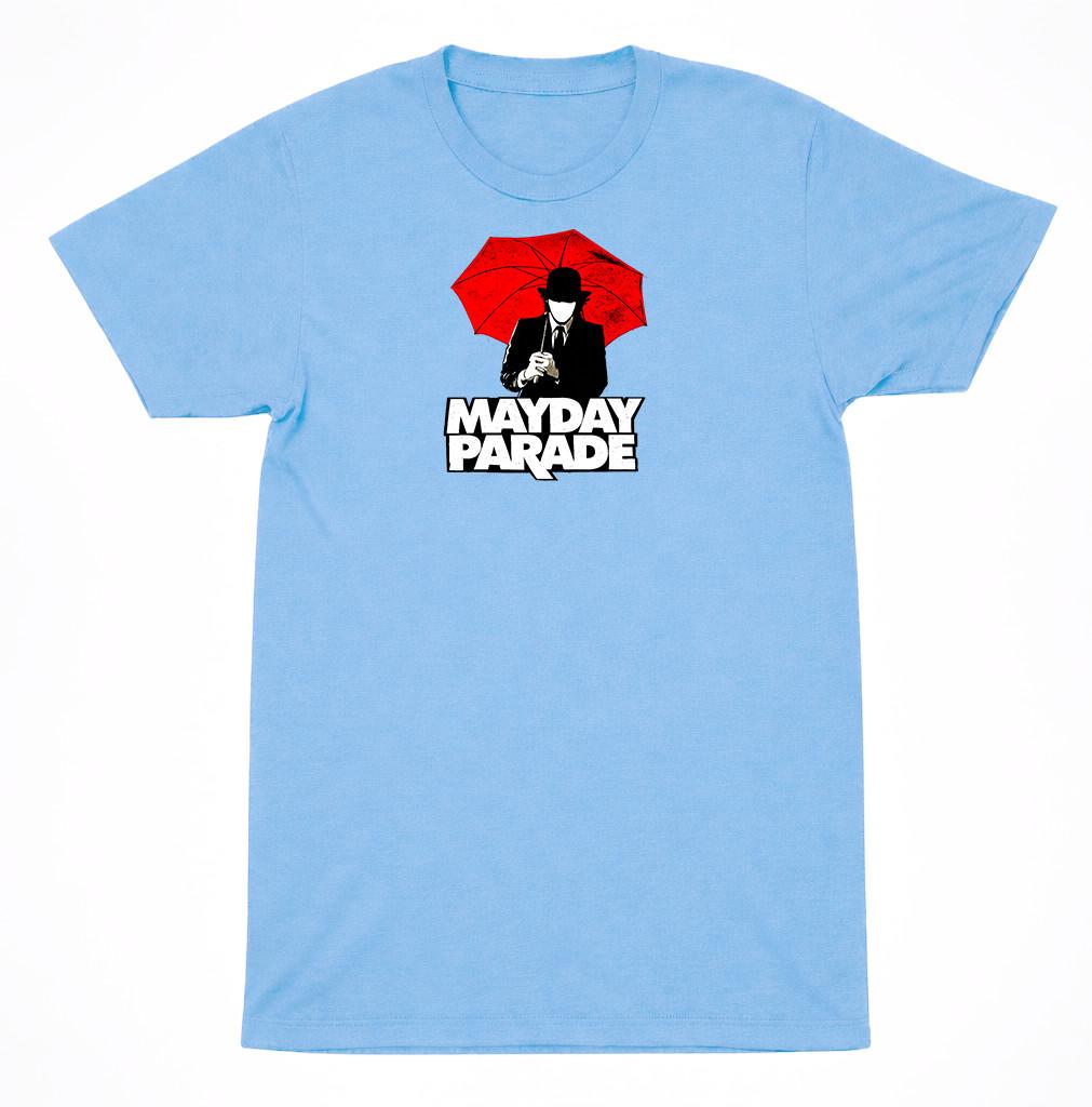 Mayday Parade Umbrella Band T-Shirt | Emo Pop Punk Alternative Rock Tee S разноцветный