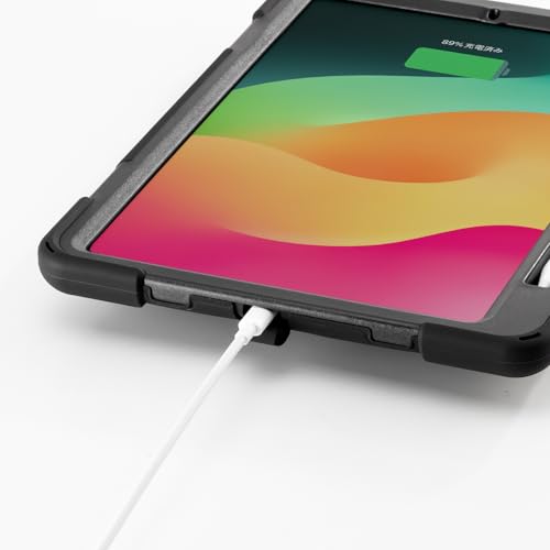 Sanwa Supply PDA-IPAD1717BK3 Shockproof Case for iPad Pro 11-inch (M4/2024)