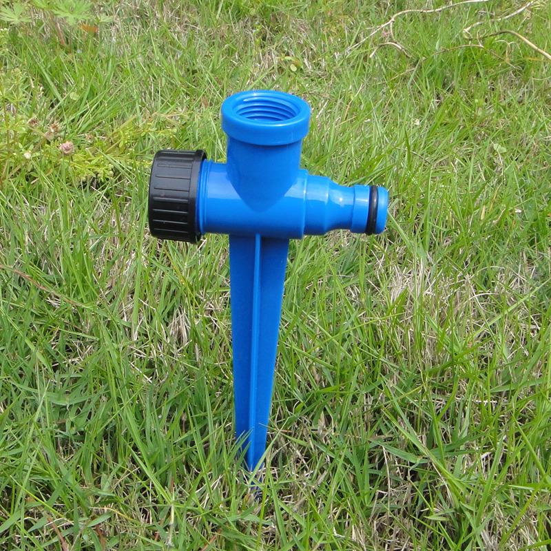 4-Point Internal Thread Plastic Sprinkler Nozzle Ground Plug for Gardening