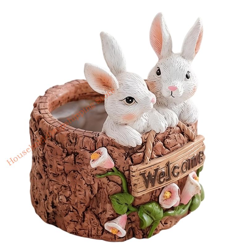 Artistic Resin Succulents Planter With Fun Animal Motifs Animal Resins Planter Suitable For Succulents Arrangements 85AD
