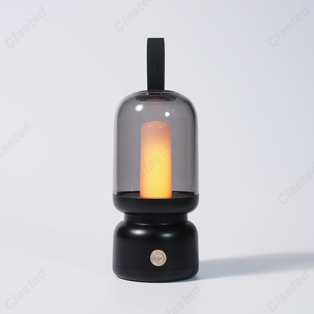 New Retro LED Portable Candlelight Nightlight Living Room Dining Room Bedroom Bedside Atmosphere Lighting Camping Portable Lamps
