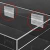 New Self-Adhesive Folding Hinge Transparent Acrylic Door Hinges DIY Fixing Hinge for Cabinet Drawer Jewelry Boxes