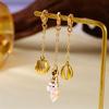 1/3Pcs Stainless Steel Creative Conch Coral Seahorse Bikini Buckle Pendant For Women Starfish Fish Shell Bikini Swimwear Jewelry