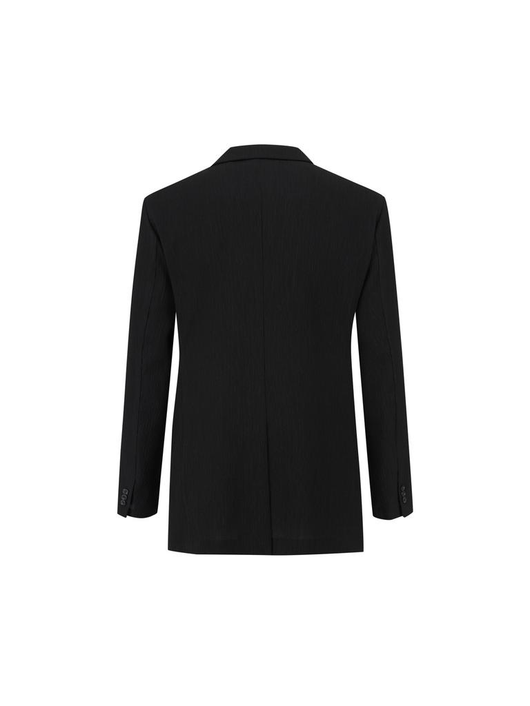 Ziozia Men'S Crease Jacket_Aag2Kg1108Bk