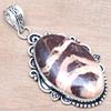 Pendant Designer Jasper Gemstone Handmade Mother's Day 925 Silver Jewelry 2.25"