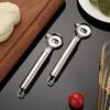 2Pcs Cactus Peeler Spoon Manual Noodle Cutter Cactus Thorns Remover Stainless Steel Kitchen Gadget for Cooking