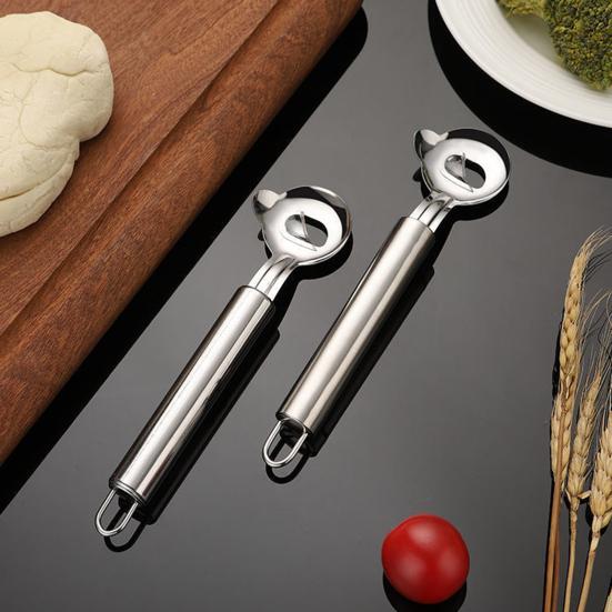 2Pcs Cactus Peeler Spoon Manual Noodle Cutter Cactus Thorns Remover Stainless Steel Kitchen Gadget for Cooking