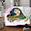 1ks Wonder Woman, Superhrdinská deka Polyesterové vlákno, Celoroční pohodlí na pohovku, Postel, Kancelář, Auto, Kempování Ideální domácí dekorace a dárek, Pohodlí v kanceláři