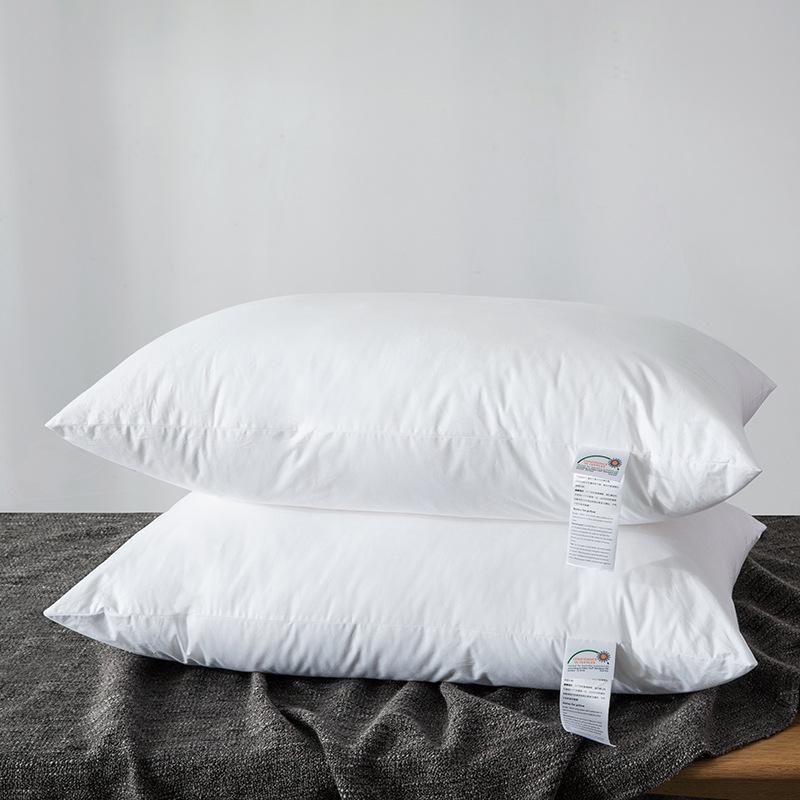 Deluxe Hotel-Quality White Fiber Pillow for Home & Dormitories