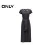 Only Women's Faux Two-Piece Color Block U-Neck Maxi Dress