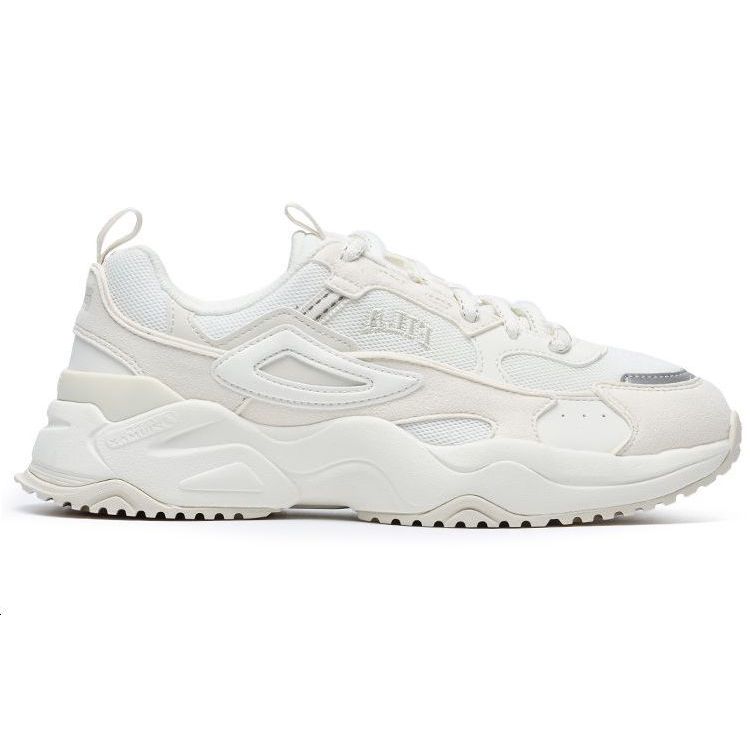 Fila Rayflide Fabric Synthetic Leather Comfortable Colorful Low-Top Lifestyle Casual Shoes Women Sneaker Tofu-White F12W242121FMT