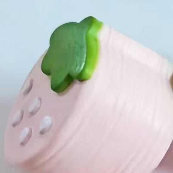 Realistic Strawberry Slow-Rising Squeeze Toy Soft PU Fidget for Stress Relief Cute Fruit-Themed Decompression Gadget for Students