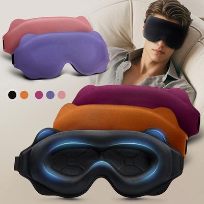 Maschera per Dormire Comoda Maschera Occhi per Dormire Maschera Occhi 3D Traspirante Colori Multipli Maschera Occhi Studenti Riposino Cerotti per Occhi
