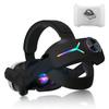For Meta Quest 3 RGB Head Strap Adjustable Elite VR Head Strap with Pressure Reduction&Rechargeable 8000mAh Battery Accessories