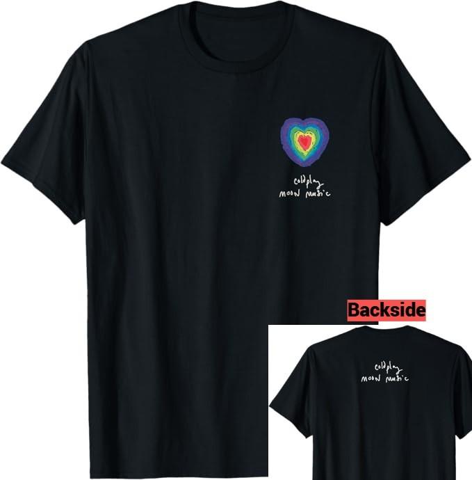 Coldplay Moon Music Heart Exclusive T-Shirt Unisex T-Shirt XL